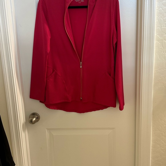 Adidas Pink Performance Jacket - Picture 2 of 2